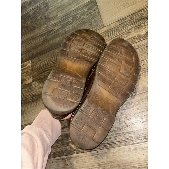 Y2K Dr Doc Martens Lace Up Split Toe Oxford Shoe 11232 Brown Men Size 12 Leather - Picture 6 of 8